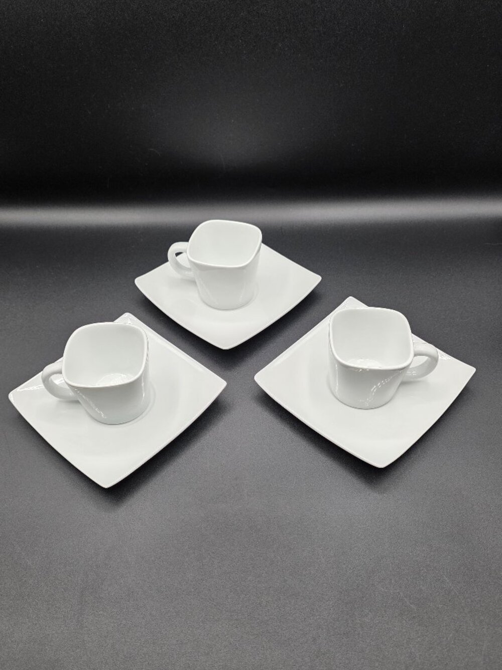B. Smith with Style From Bed Bath And Beyond Espresso Cups With Saucers 3 sets